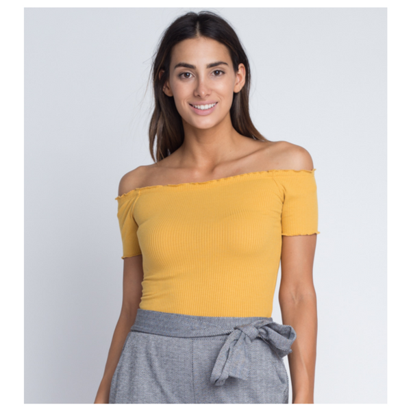 Noelle Top Yellow